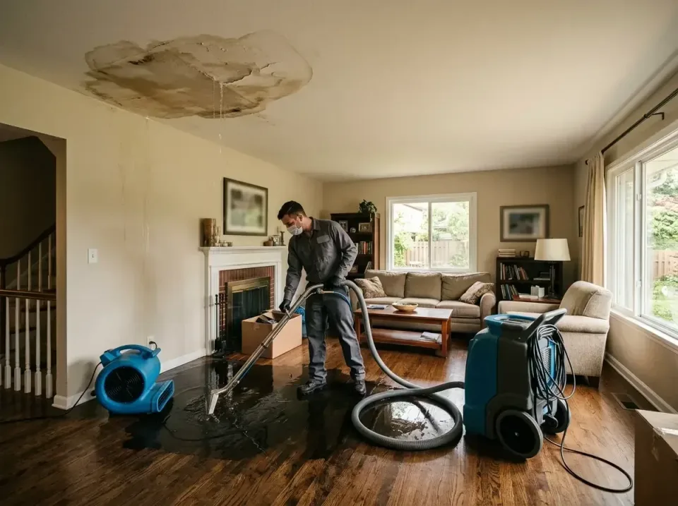 attic-pipe-burst-ceiling-drip-008 — frequently asked questions, Water Damage Restoration & Carpet Care in Telford, PA